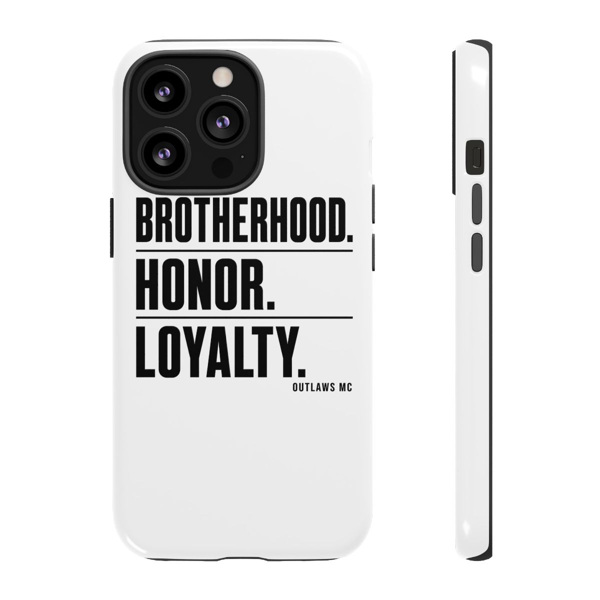 Outlaws MC "Brotherhood. Honor. Loyalty." Phone Case - alternate angle 1, merchandise