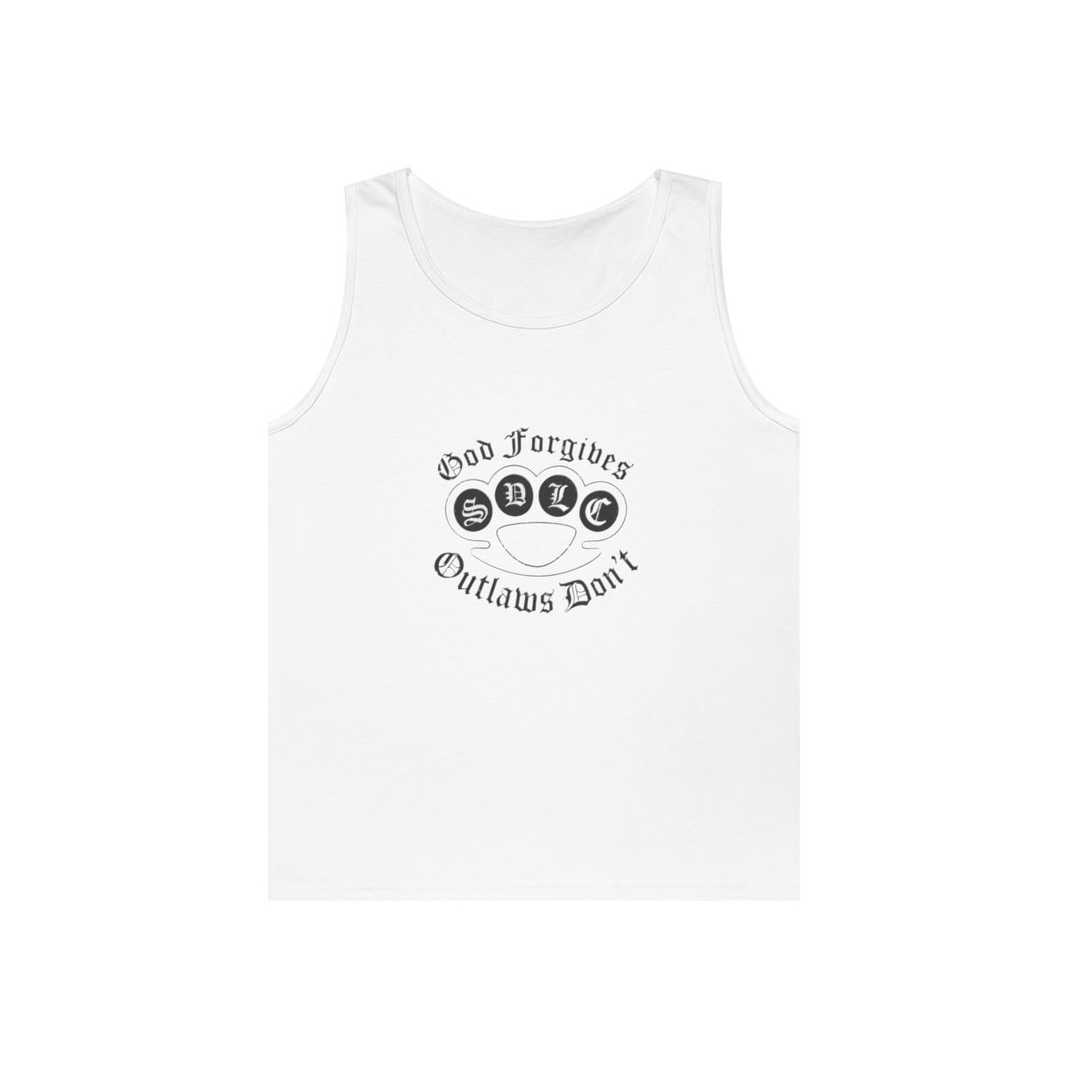 God Forgives Outlaws Don't Tank Top | Western Outlaw Graphic | Outlaws MC - Official Tank Tops merchandise